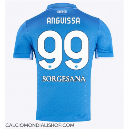 Maglie da calcio SSC Napoli Frank Anguissa #99 Prima Maglia 2024-25 Manica Corta